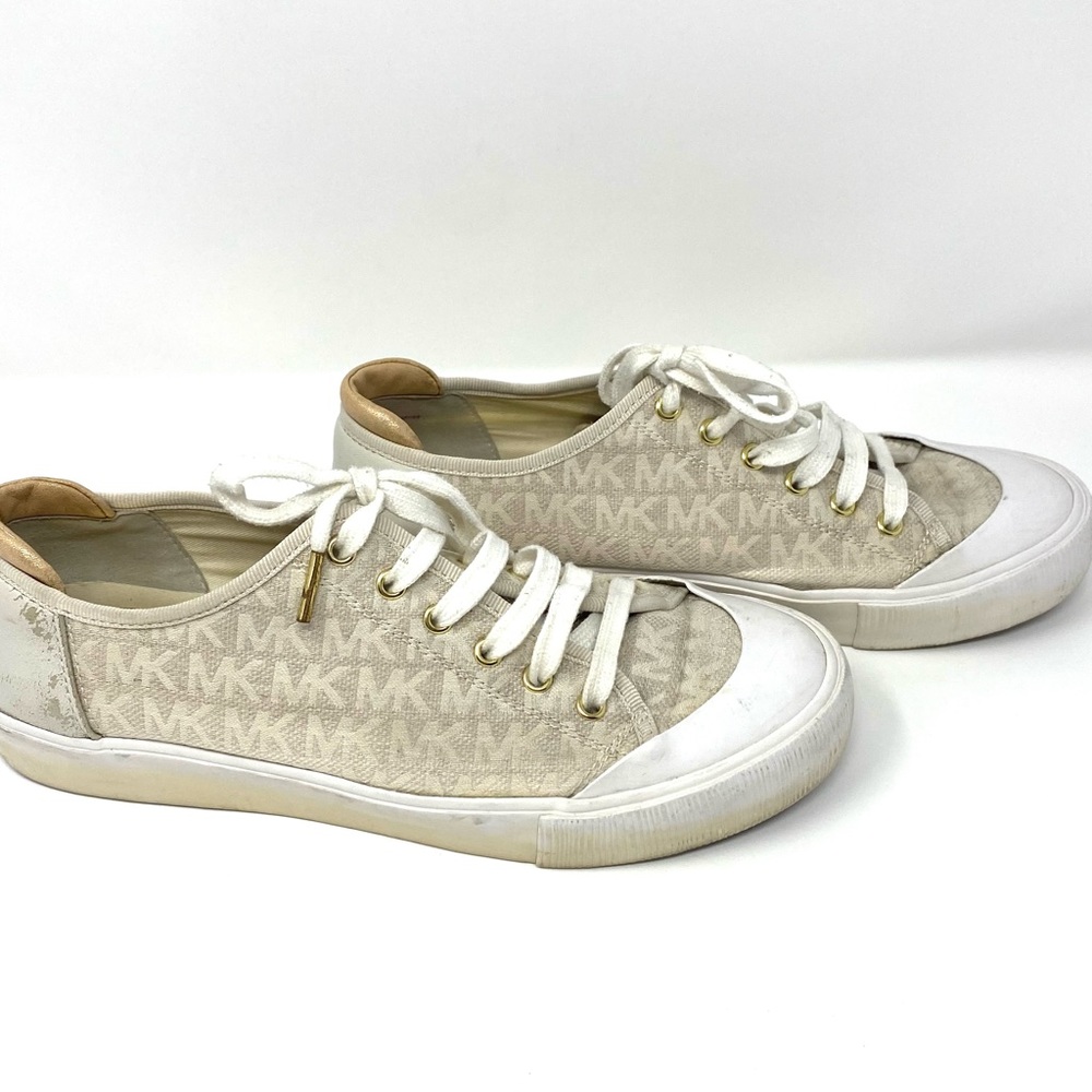 MICHAEL KORS Women's Skater Style Sneaker City MK Logo 8.5